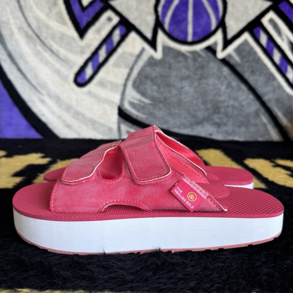 Size W9/M7.5 - The Healing Sole Emerson Pink Sandals